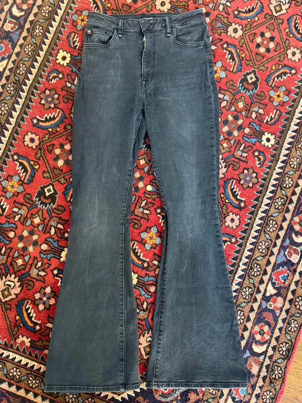 Hudson Jeans Women's Heidi High Rise Flare Jeans in Nebula